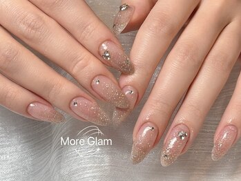 モアグラム 渋谷道玄坂店(More Glam)/ラメグラデーションストーン放題