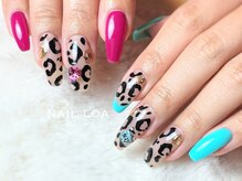 ロア(LOA)/レオパードネイル　￥12500