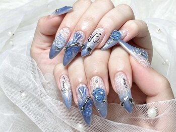 ネムネイルスタジオ 京都店(NEM.nailstudio)の写真/【長さだしはお任せ】爪の薄さ,深爪,フォルムにこだわり自然な長さだし♪ショート～ロングまでお任せ★
