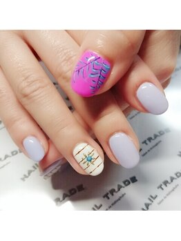 ネイルトレード 西荻窪店(NAIL TRADE)/エスニックネイル