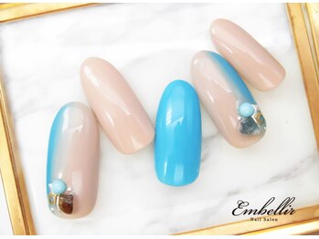 アンベリール 横浜店(Embellir)/(926)バイカラーグラデネイル