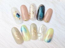 ユースタイル 新宿店(U-style)/オーロラミラーネイル