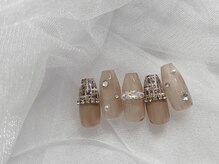 プティ アイビューティ 京橋店(peTiT eyebeauty)/ツイードネイル　春ネイル