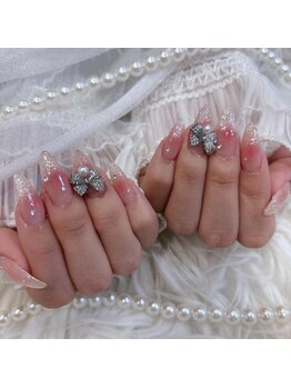 リンドネイル バイ モカ アンド ララ(Lind nail by moca and LaLa)/チークネイル