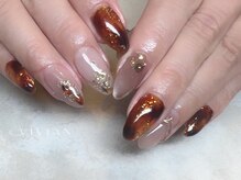 ヴィヴィアン ネイル(Vivian nail)/秋　べっ甲