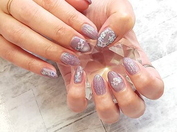 梅雨のバカラネイル