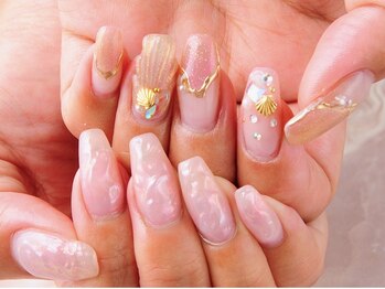 ボンフルール(Bonfleur)の写真/自爪に優しいジェラッカー/パラジェルでモチの良さ◎最旬トレンドデザインが豊富の【持込みアート¥6600~】