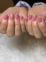 美爪にワンカラーが映える