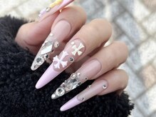 エムネイル(M-Nail)/★ピンクフレンチロングネイル★