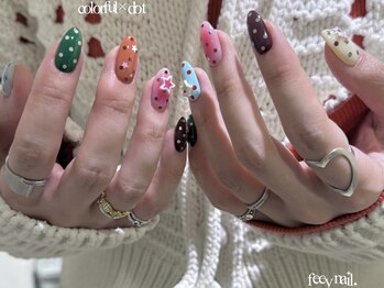 フィーユ(feey)の写真/豊富なアートで魅せる！ベースから作り上げるフォルムとトレンドデザインの融合が◎