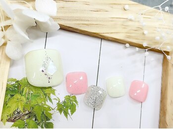 ネイルサロン ふるる 大須店/☆フットプチプラネイル☆#208