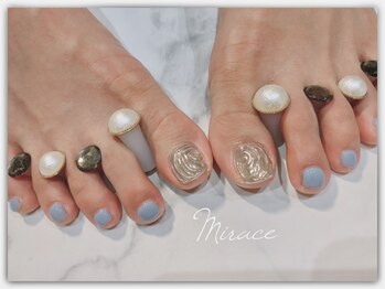 foot 親指アート