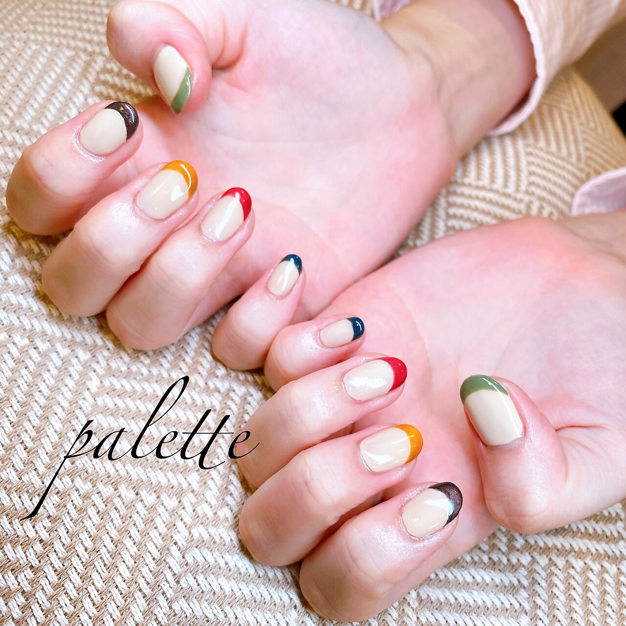 ネイルパレット ネイル パレット スパチュラ メイク ホームサロン(ピンク) パレット(palette)｜ホットペッパービューティー