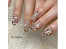 自爪を削らないパラジェルでオリジナルのトレンドネイルを♪