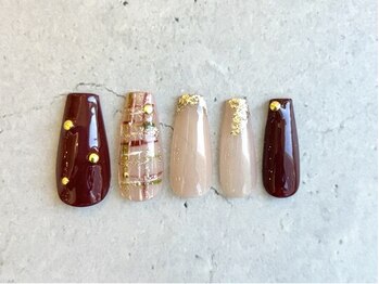 【hand】冬限定デザインネイル