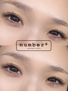 ナンバー(number+)の写真/ボリュームや目の存在感が欲しい方にオススメ◎目元を華やかにしたい方・毎朝のメイクを時短したい方に♪