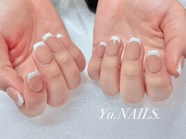 うる艶ベース有フレンチネイル