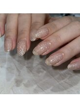 グラウネイル(glaw nail)/フラッシュネイル＋ベースカラー