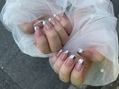大人可愛いミラーフレンチ