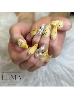 エルマネイル(ELMA nail)/春のバターイエロー