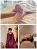 【足先から頭まで♪】黄土よもぎ蒸し×足つぼ80分×首・肩~頭・顔ツボ20分