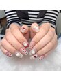 シンネイルズ(Xinhnails) ハート&バラが主役