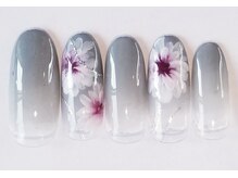ヘアーアンドネイル ルシア(Hair&Nail Lucia)/花柄ネイル