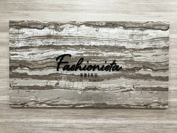 ファッショニスタ 恵比寿(Fashionista)/お部屋のロゴです^^
