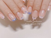 リル(RIRU)/ブルーフレンチネイル
