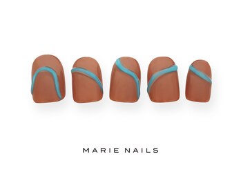 マリー ネイルズ いわきラトブ店(MARIE NAILS)/定額7700円税込 ブラウン 0928a