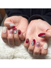 ソワ(sowa)/ボルドーと豹柄ラグジュアリー