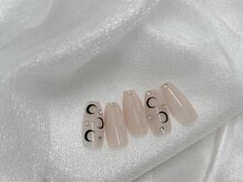 プティ アイビューティ 京橋店(peTiT eyebeauty)/マルーンセル　韓国風ネイル