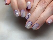 ヴィヴィアン ネイル(Vivian nail)/インク×パープル