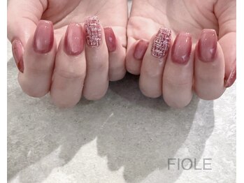 フィオル(FIOLE)/人気のツイードネイル