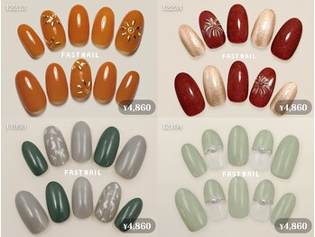 ファストネイル 渋谷店(FAST NAIL)/定額 ¥4860 ◆ シンプルBコース