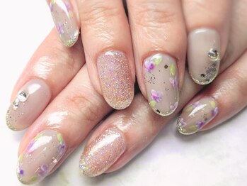 アモズネイル さっぽろ東急百貨店(AMO'S NAIL)の写真/《カラージェル》一人一人の肌色に合せたネイルで手もキレイに☆自分だけのカラーを手に入れよう♪
