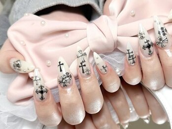 ベルグローアルファネイル(BELLE GROW ALPHA NAIL)の写真/指先を美しく魅せるフォルムが得意♪お好みの長さやデザインで理想の指先が叶う★圧倒的センスで満足度も◎