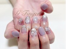 ジーフィンガー 大井町店(G Finger)/コスモスのウェディングネイル