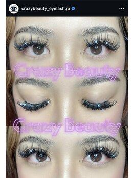 クレイジービューティー 渋谷道玄坂店(Crazy Beauty)/ボリュームラッシュ1200