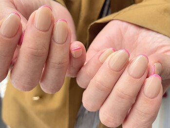 アミティー(amity)/skinny french &nbsp;beige/pink