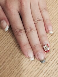 フレンチネイル☆極細ライン☆