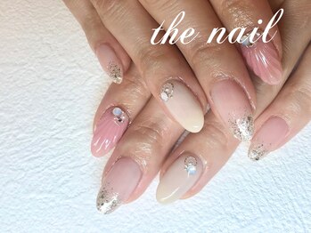 人魚の鱗ネイル