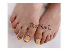 ビューティーエース リネイル(BeautyA×Re:NaiL)/フットネイル♪