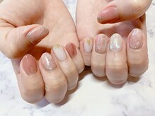 マリアンジュ(MariAnju)/ジェルネイル★くすみピンク