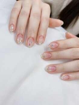 ティナ ネイルスタジオ(Tina Nail Studio)/ラメグラデーション