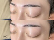 ナンバー(No.)の雰囲気(眉が変わると表情や印象がガラッと変わります♪)