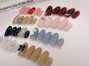 パシャ(Pasha)の写真/シンプルなのに上品で大人可愛いデザインをご提案♪爪の形や色味も綺麗に整えてくれるから、モチの良さ◎