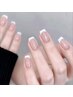 《Hand》フレンチネイル(クリアベース)¥4990