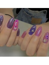 リンボンネイル(Rinbon nail)/10本長さ出し持ち込みデザイン