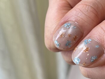 アメリアンドカシェット(Amelie&Cachette)/フラワーネイル：maika